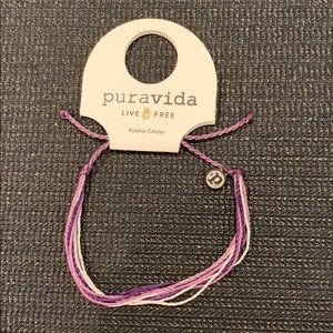 puravida Adoption Awareness bracelet in purple NWT